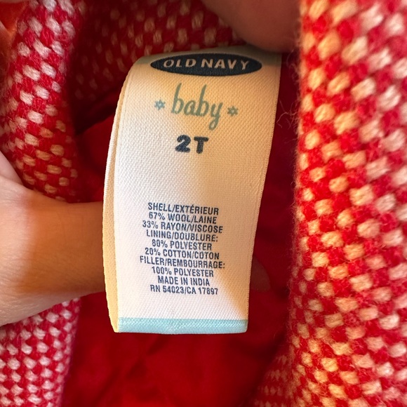 Red PeaCoat 2T - Picture 4 of 5